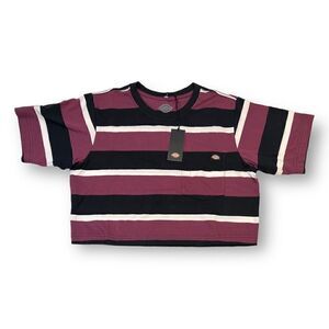 Dickies Striped Crop Top Size Extra Large